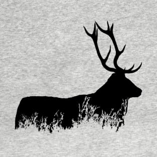 Stag Silhouette art T-Shirt